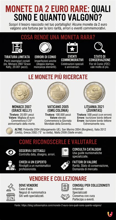 Infografica gradi di conservazione monete