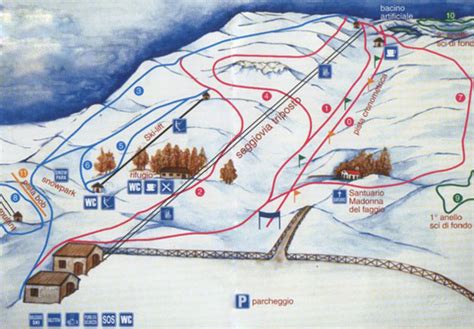 Foto delle piste da sci e degli impianti di risalita all'Eremo di Monte Carpegna