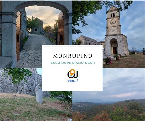 Vista panoramica della collina di Monrupino con la chiesa