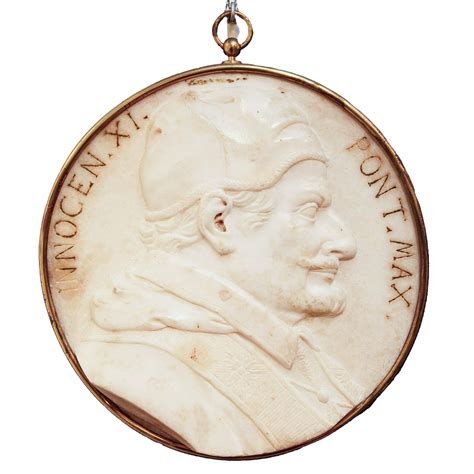 Immagine della medaglia commemorativa di Papa Innocenzo XI