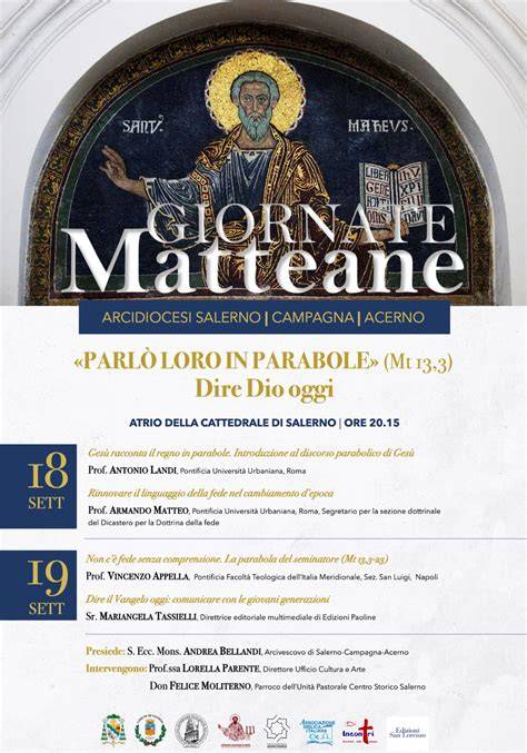 Locandina delle Giornate Matteane