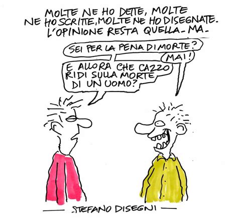 Caricatura o vignetta satirica sull'intervista 