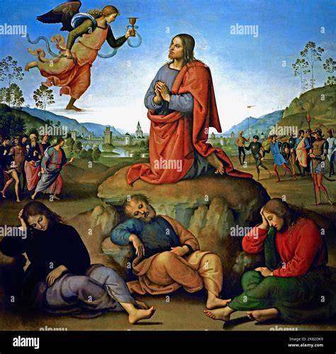dipinto di Gesù nel Getsemani con il calice