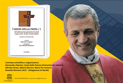 Ritratto di Don Tonino Bello con espressione serena e pensosa