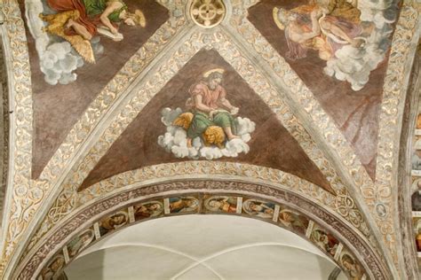 Affreschi dei Dottori della Chiesa sulla volta della Chiesa di San Leonardo