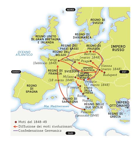 Mappa che illustra la diffusione storica del culto dell'Immacolata Concezione in Europa