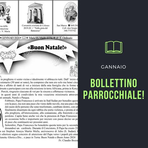 Illustrazione storica di un bollettino parrocchiale e strumenti di stampa d'epoca