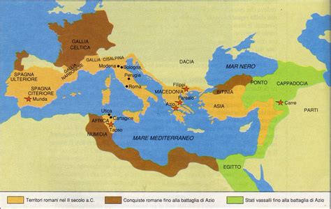 Mappa storica dei luoghi dei concili ecclesiastici medievali