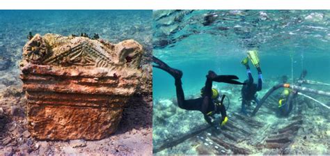 Reperti archeologici subacquei provenienti dai relitti di Cesarea