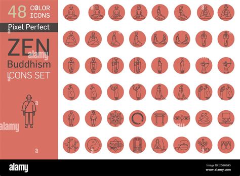 Collage di immagini rappresentanti maestri di zen e simboli buddisti