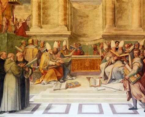 Illustrazione storica del Concilio di Trento