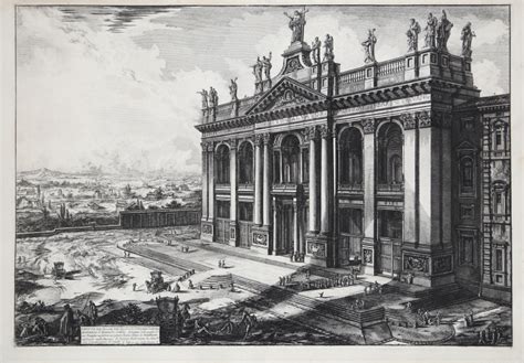 Dettaglio della facciata di San Giovanni in Laterano di Alessandro Galilei