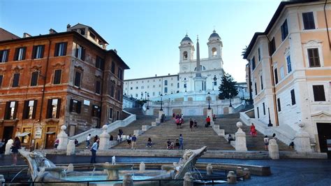 Stampa storica di Piazza di Spagna con la Scalinata