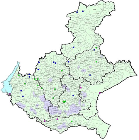 Mappa delle località chiave nella vita di Padre Angelo (Fonzaso, Thiene, Padova, Fabriano, Venezia, Conselve, Feltre, Pellestrina)