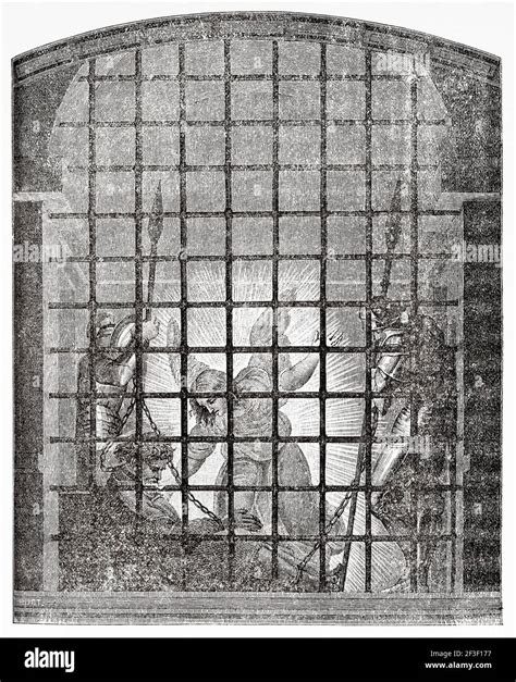 rappresentazione artistica di un angelo che libera Pietro dalla prigione