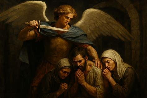 Iconografia dei primi cristiani perseguitati o illustrazione di una scena di evangelizzazione in tempi antichi