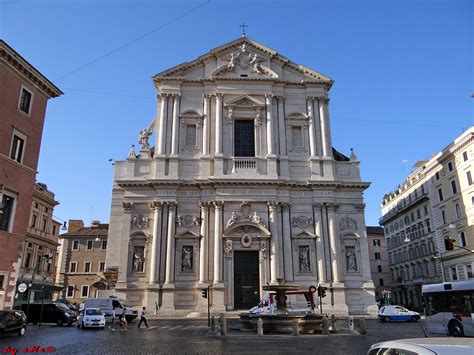 Veduta interna della Chiesa di Sant'Andrea della Valle a Roma, come appare nella scenografia tradizionale di Tosca