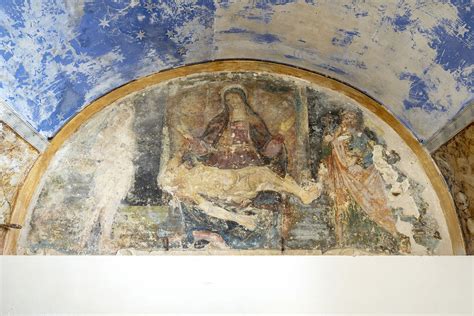 Dettaglio di un'icona o affresco della Madonna di Vergadoro