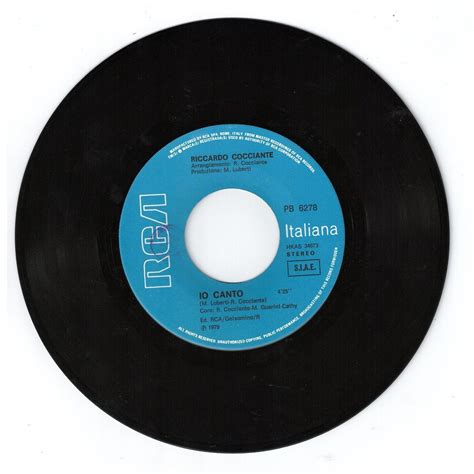 Copertina del vinile 45 giri de 