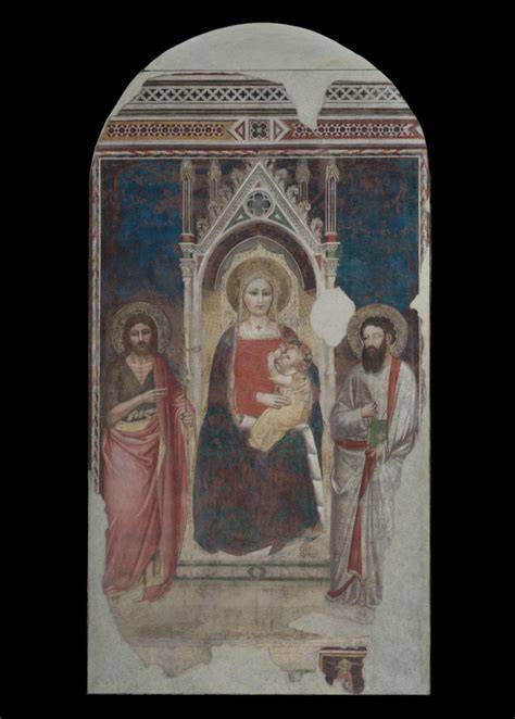 Affresco della Madonna del Latte sotto il pulpito del Duomo di Modena