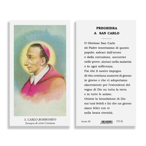 San Carlo Borromeo in momento di profonda preghiera e contemplazione