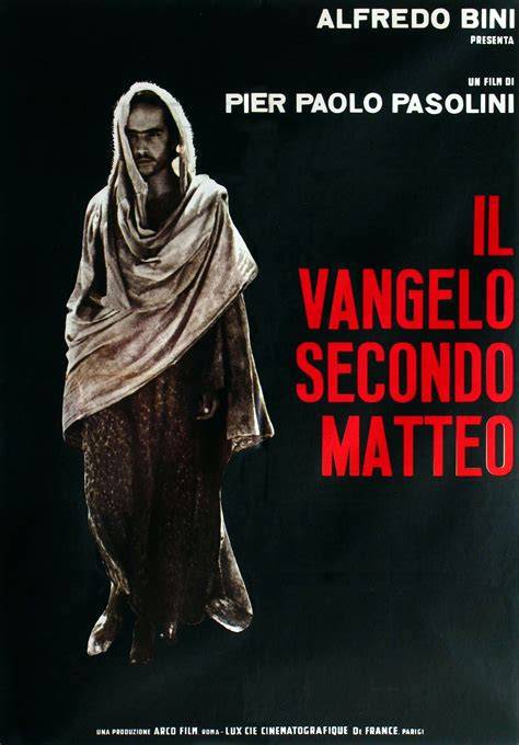 Locandina storica del film Il Vangelo secondo Matteo di Pier Paolo Pasolini