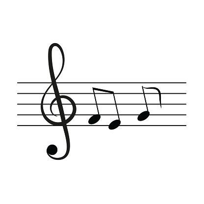 Icona spartito e icona YouTube per musica religiosa