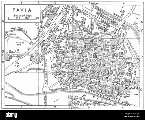Mappa storica o illustrazione d'epoca che mostra la posizione della chiesa di Santa Maria del Carmine a Torre del Greco