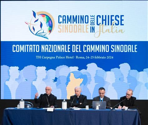 Infografica sulle fasi del cammino sinodale: ascolto, discernimento e consultazione.
