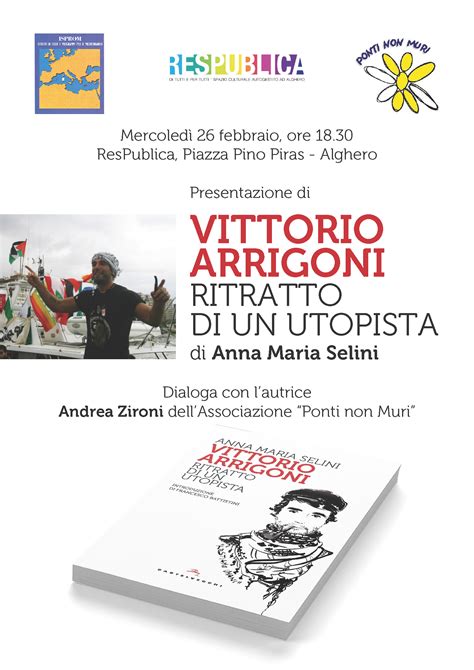 Ritratto di Vittorio Arrigoni
