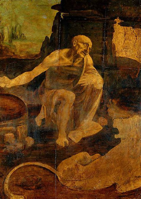 Dipinto di San Girolamo penitente nel deserto