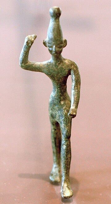 Statuetta di Baal da Ugarit, XIV-XII secolo a.C.