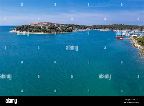 Immagine aerea della Laguna Blu in Croazia