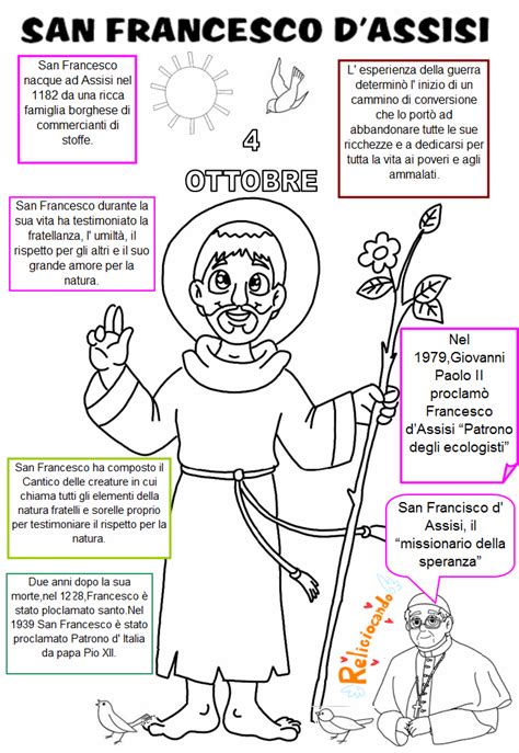 Infografica sulla figura di San Francesco come comunicatore e performer nel Medioevo