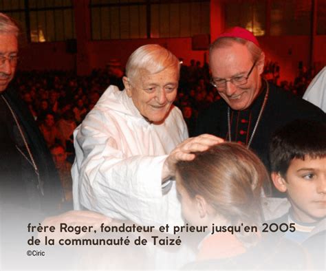 Foto storica di Frère Roger o della prima casa di Taizé