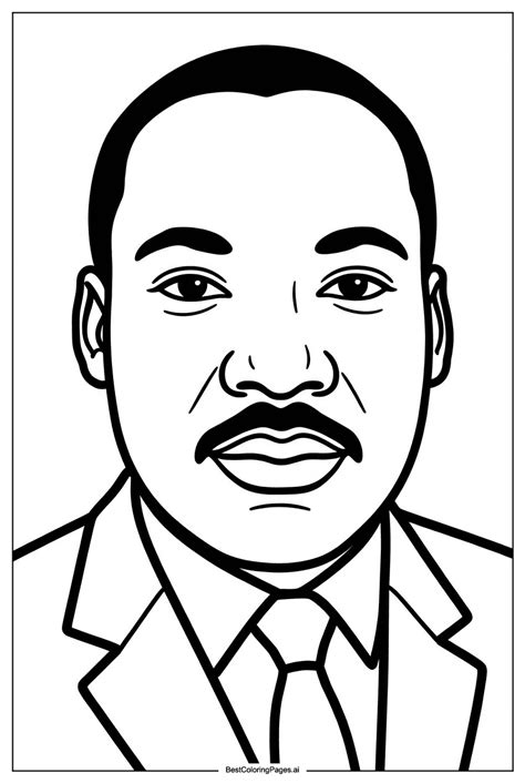 Ritratto fotografico di Martin Luther King Jr. durante uno dei suoi storici discorsi per i diritti civili.