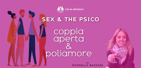 Infografica comparativa tra coppia aperta e poliamore