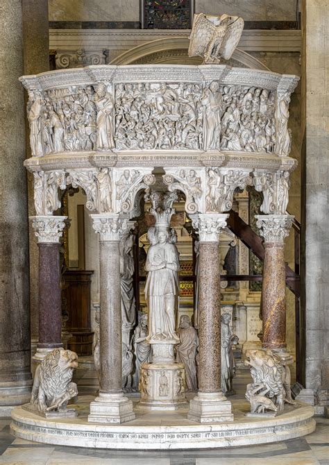Pergamo di Giovanni Pisano nel Duomo di Pisa