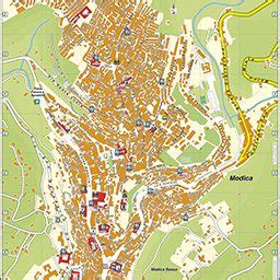 Mappa del distretto di Modica con evidenziato il presunto punto di interesse.