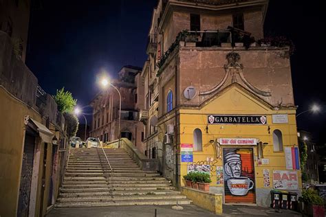 Foto panoramica del quartiere Garbatella, Roma