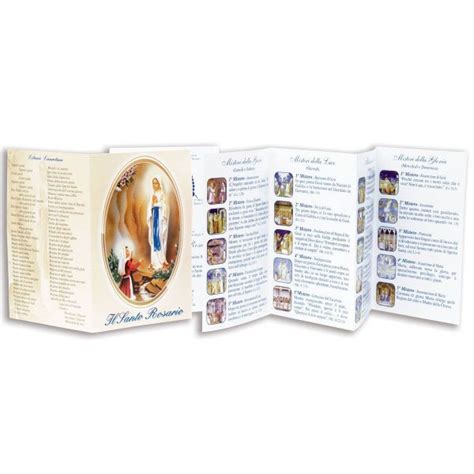 Copertina di un libretto del Santo Rosario con immagine di Padre Pio