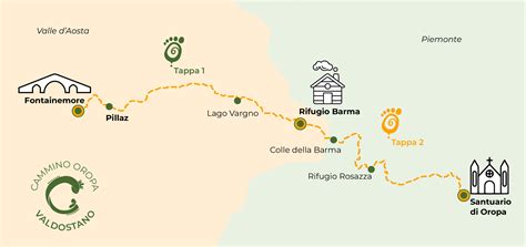 Mappa del territorio di Oropa con indicazione dei punti di ristoro e della funivia del Mucrone