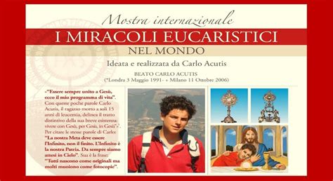 Mappa interattiva della mostra sui miracoli eucaristici ideata da Carlo Acutis