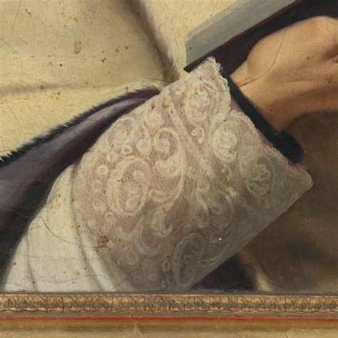 Ritratto antico di sacerdote con braccio offeso