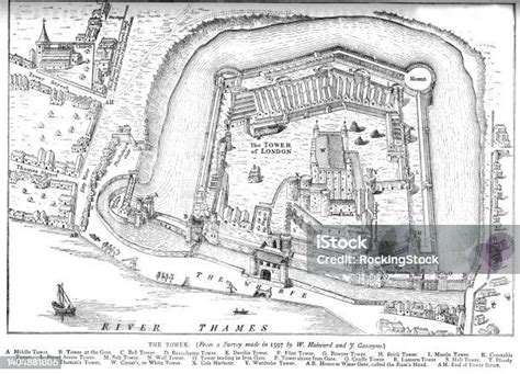 Illustrazione storica della Torre di Londra