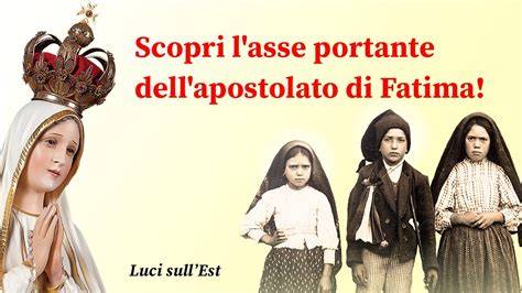 Infografica con i principi e gli scopi dell'Apostolato Mondiale di Fatima