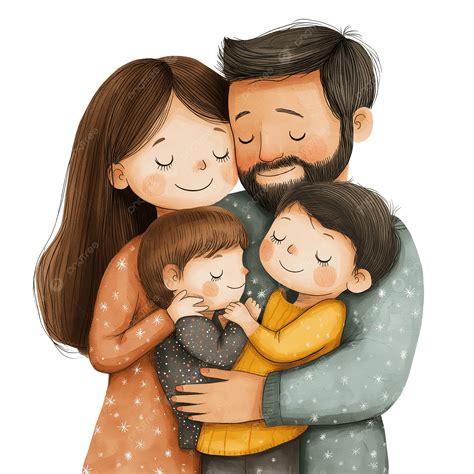 illustrazione di una famiglia che celebra un battesimo evangelico con gioia