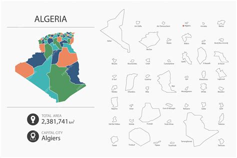 Mappa religiosa e demografica dell'Algeria, con evidenza delle aree di maggiore presenza cristiana storica e attuale