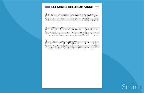 Partitura musicale semplificata di un canto natalizio tradizionale, con note e testo.