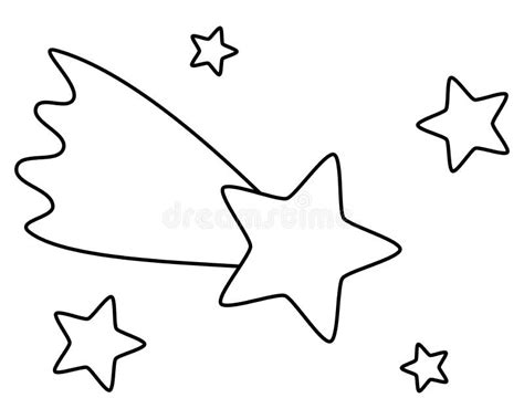 Illustrazione artistica di una stella cadente e una costellazione, con una piccola figura che esprime un desiderio